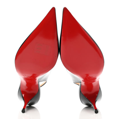 Christian Louboutin Patent Clare Sling 80 Pumps 36.5 Black 5 of 9