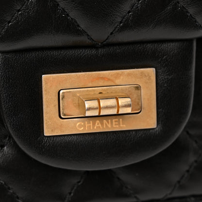 Chanel Aged Calfskin Quilted 2.55 Reissue 225 Flap Black 12 of 13