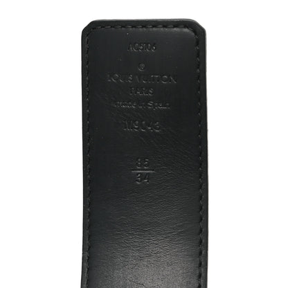 Louis Vuitton Monogram Eclipse Taigarama 40mm LV Initiales Reversible Belt 85 34 Black 3 of 5