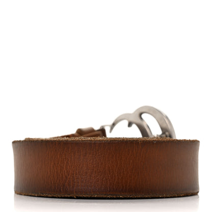 Gucci Cuoio Toscano Nickel Double Double G 30mm Belt 95 38 Cuir 2 of 5