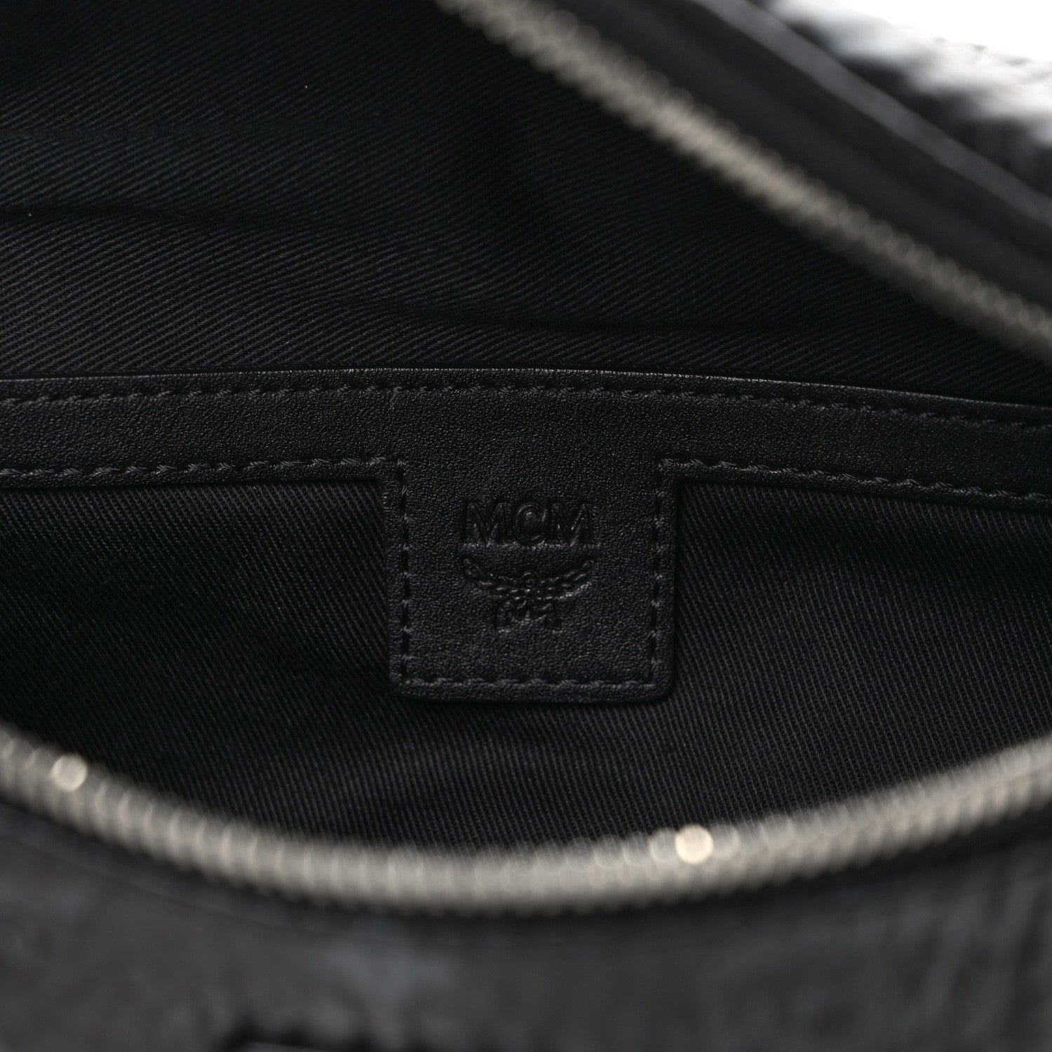 MCM Visetos Small Stark Belt Bag Black 6 of 8