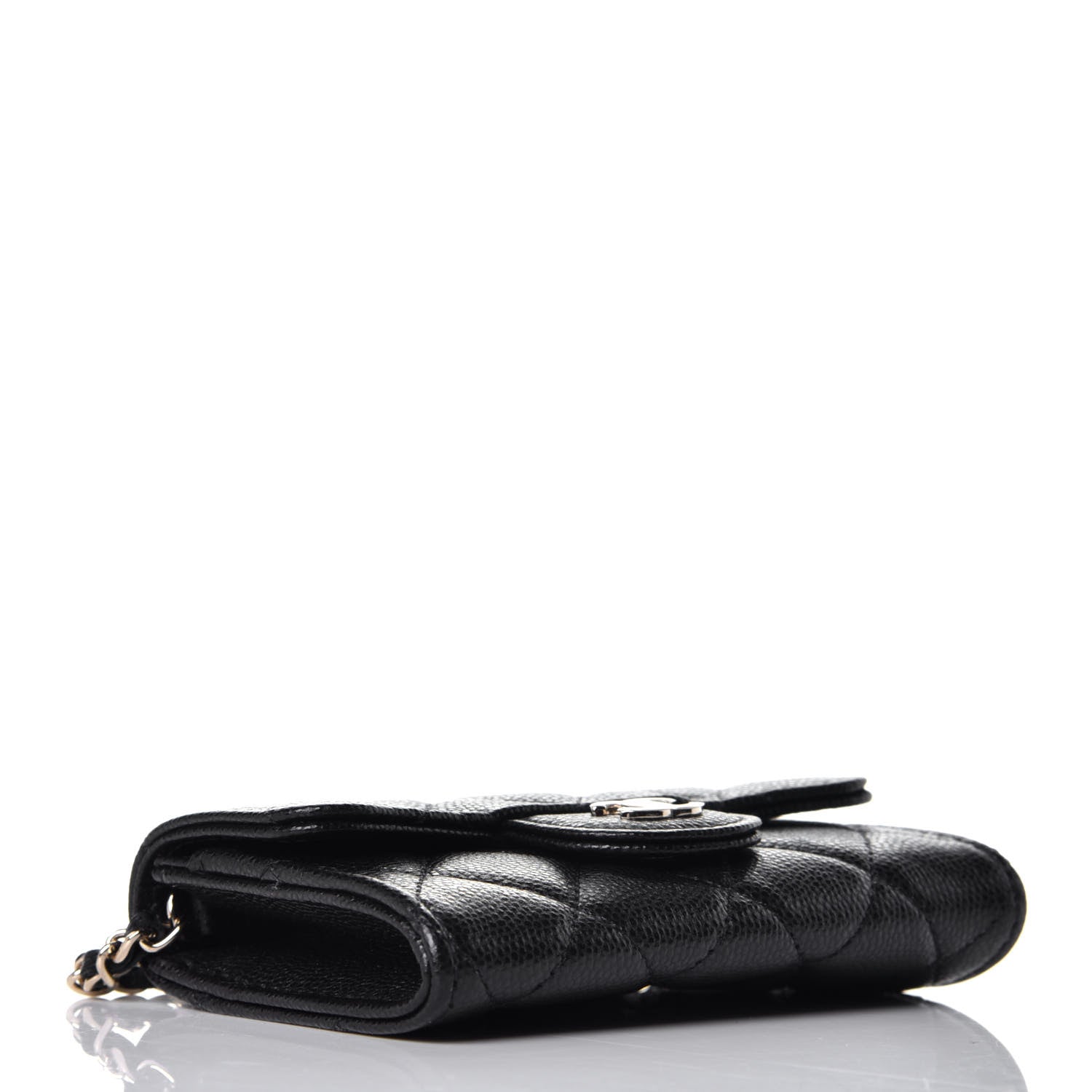 Chanel Caviar Quilted Flap Classic Belt Bag Black 7 of 9
