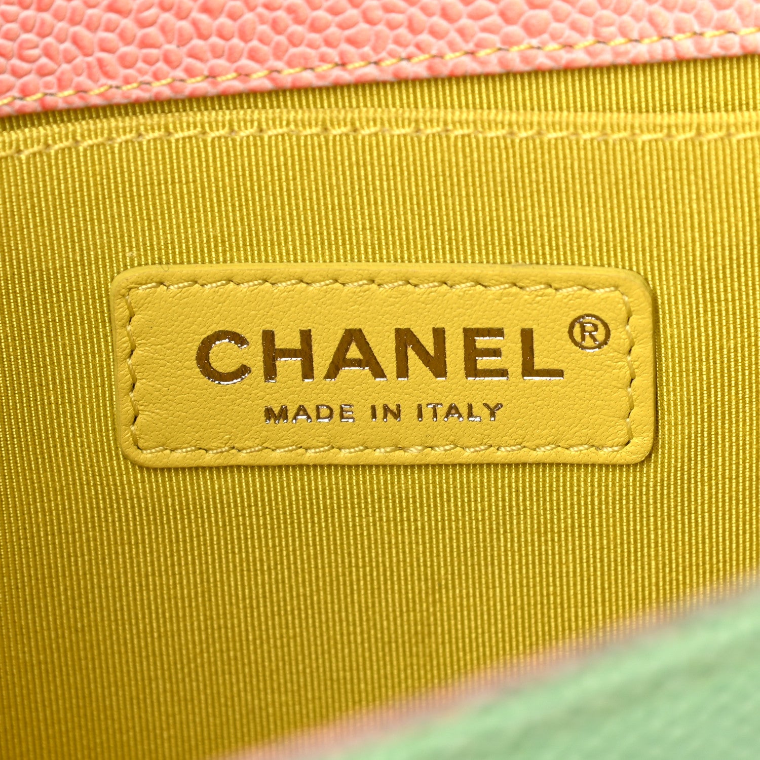 Chanel Caviar Quilted Medium Cuba Rainbow Boy Flap Multicolor 6 of 10