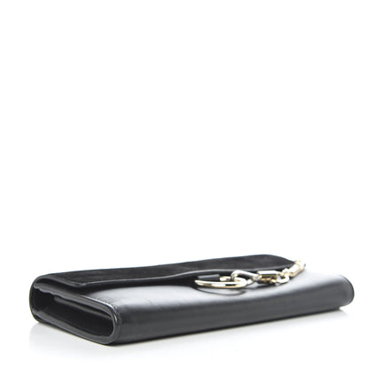 Chloe Suede Calfskin Faye Wallet Black 4 of 10