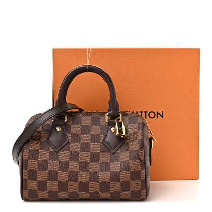 Louis Vuitton Damier Ebene Speedy Bandouliere 20 10 of 10