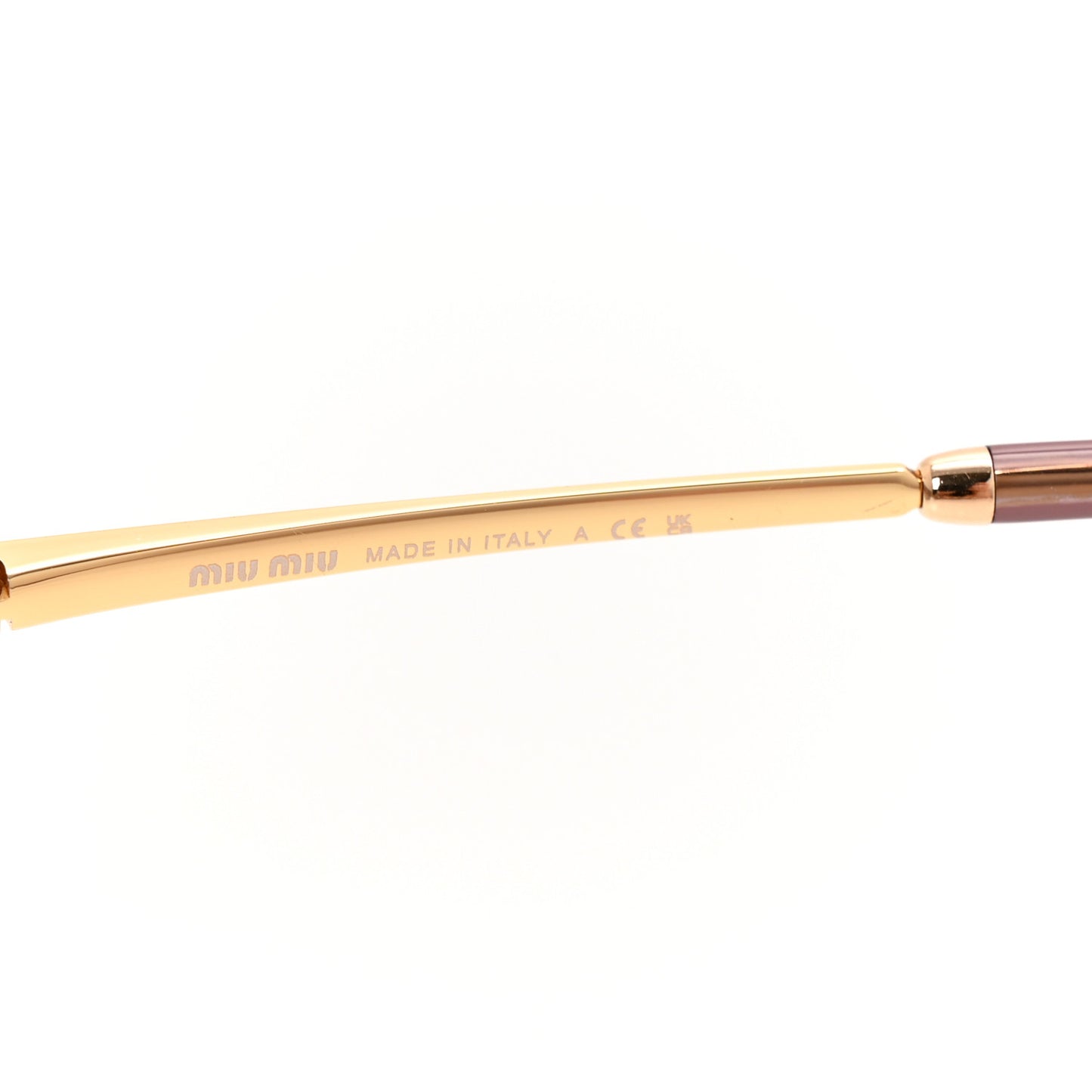Metal Runway Sunglasses SMU54Y Mauve