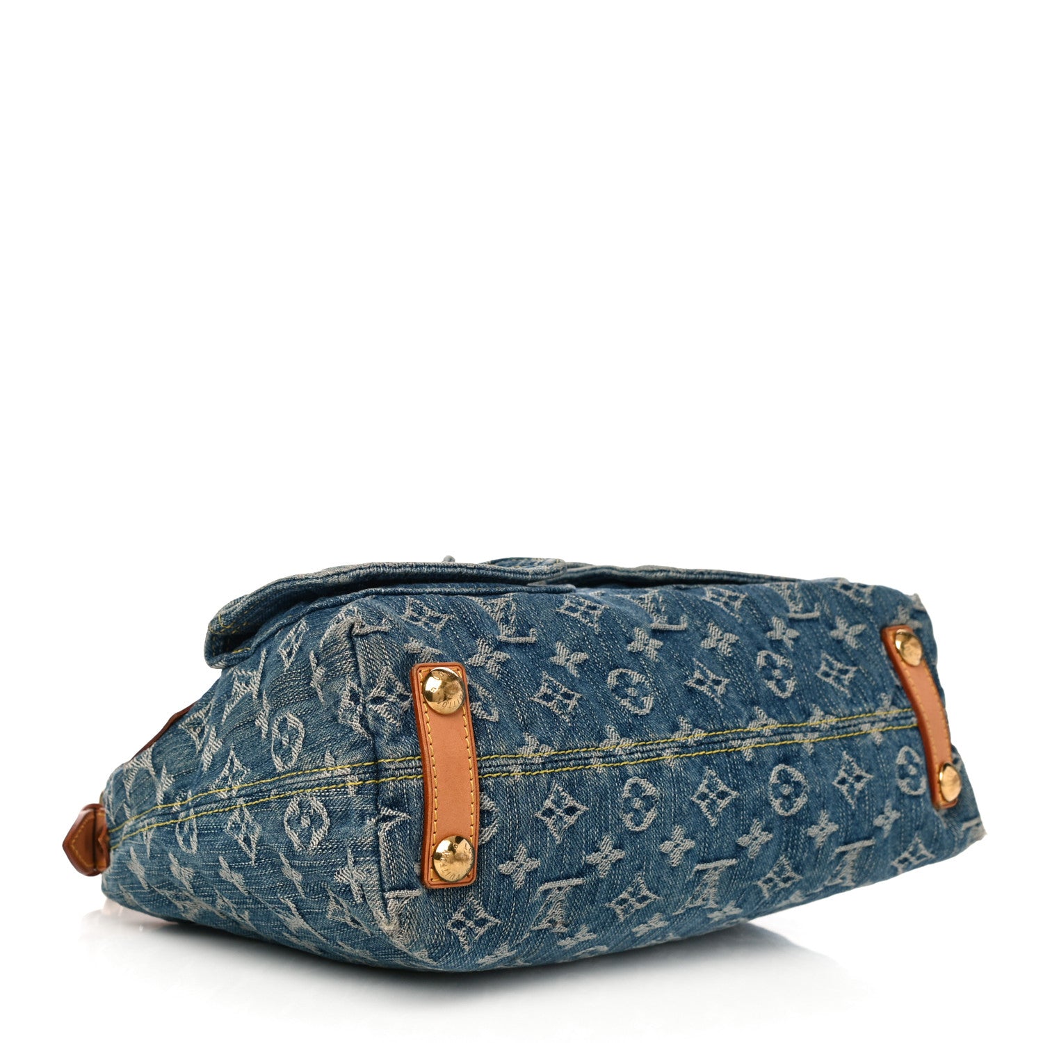 Louis Vuitton Monogram Denim Baggy PM Blue 3 of 11