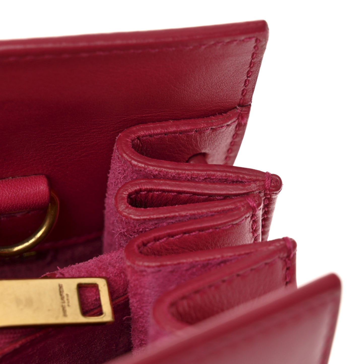 Calfskin Small Sac De Jour Lipstick Pink