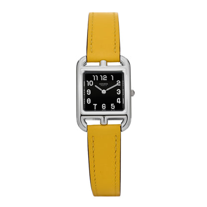 Hermes Stainless Steel Swift 23mm Cape Cod Quartz Watch Jaune De Naples 1 of 6