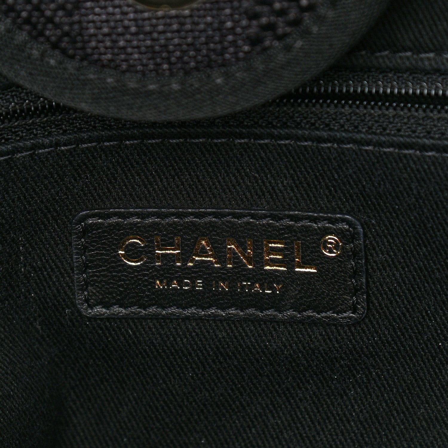 Chanel Mixed Fibers Calfskin Striped Medium Deauville Tote Black 8 of 12