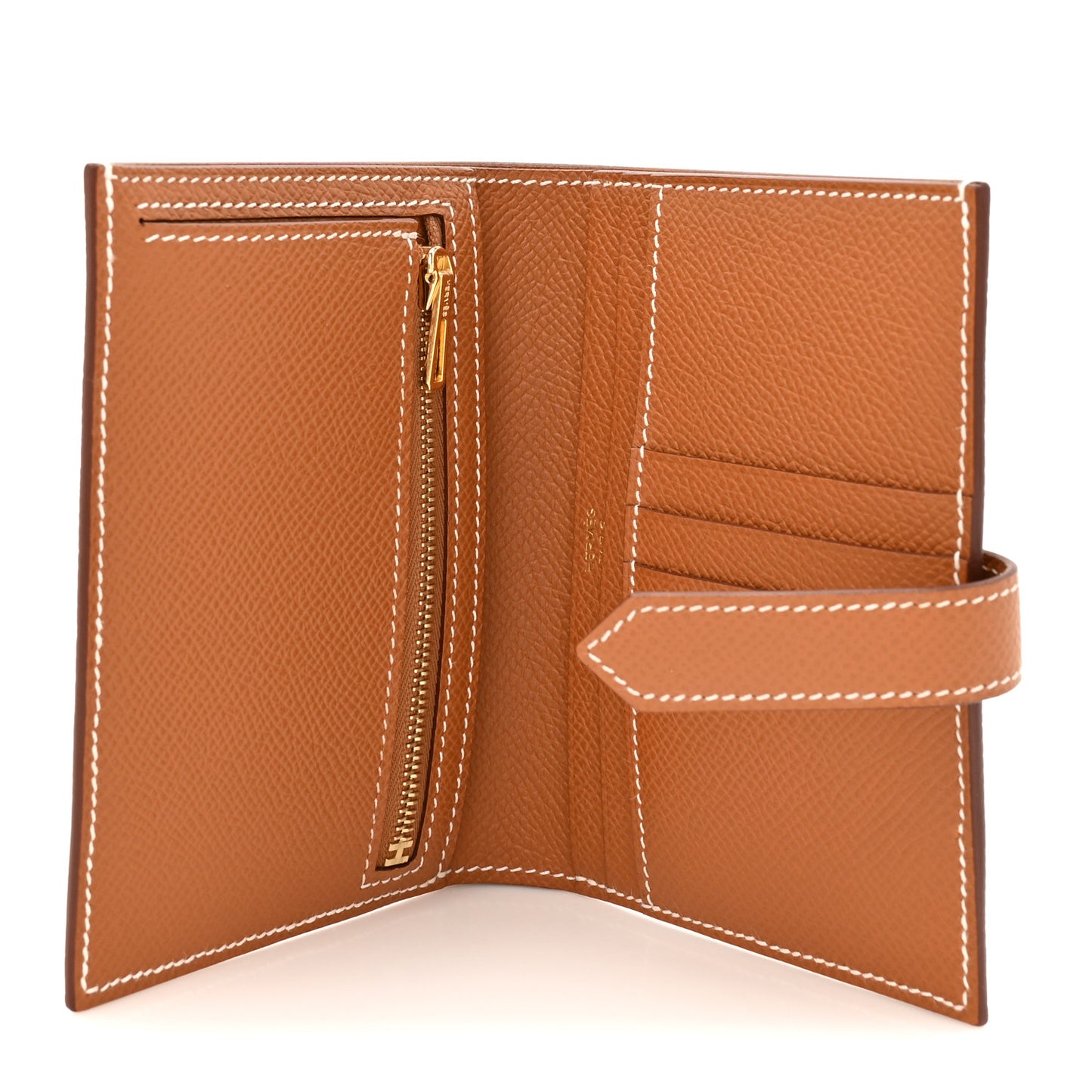 Epsom Bearn Compact Wallet Gold