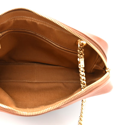 Celine Triomphe Canvas Calfskin Medium Patapans Tan 5 of 11