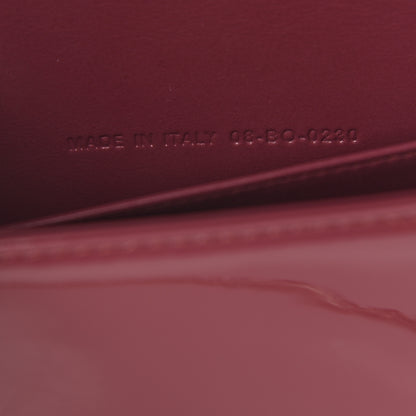 Christian Dior Patent Cannage Lady Dior Clutch Mallow Rose 7 of 10