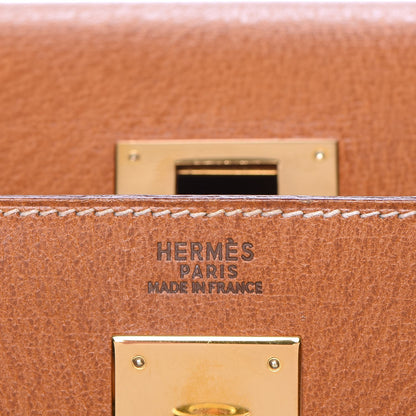Hermes Peau Porc Sellier Kelly 32 Gold 26 of 47