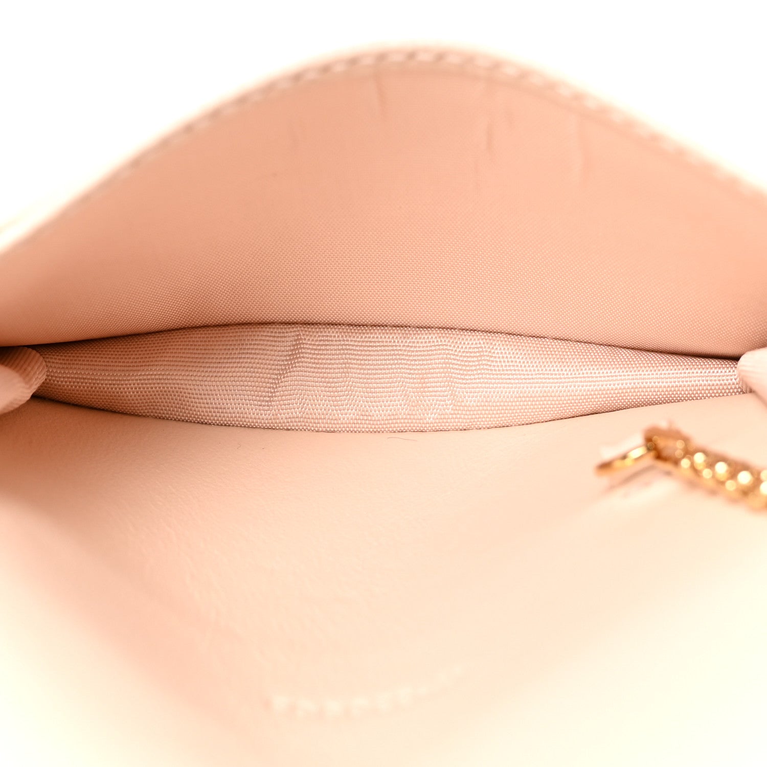 Salvatore Ferragamo Hammered Calfskin Gancini Key Holder Ballet Pink 5 of 8