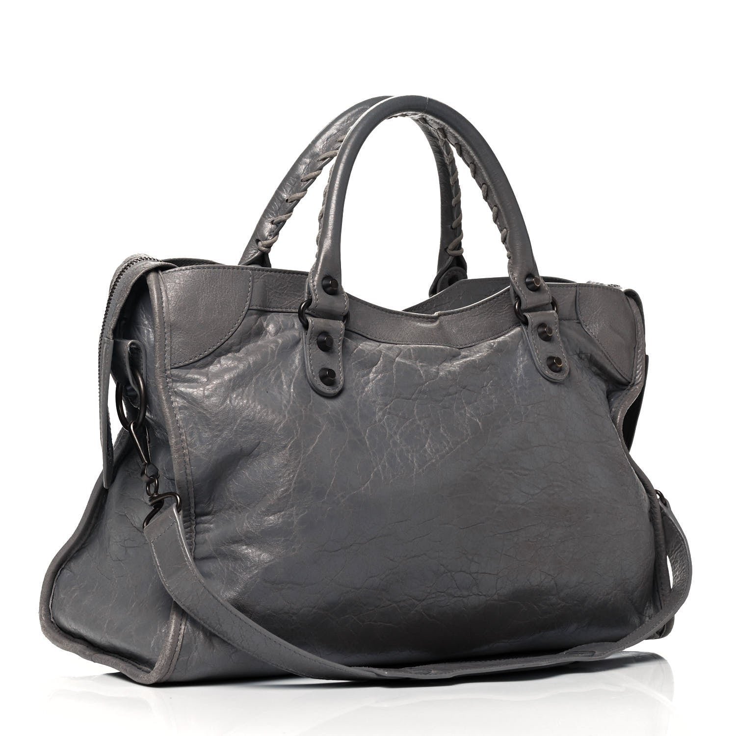 Balenciaga Agneau Classic Hardware City Gris Pyrite 2 of 9