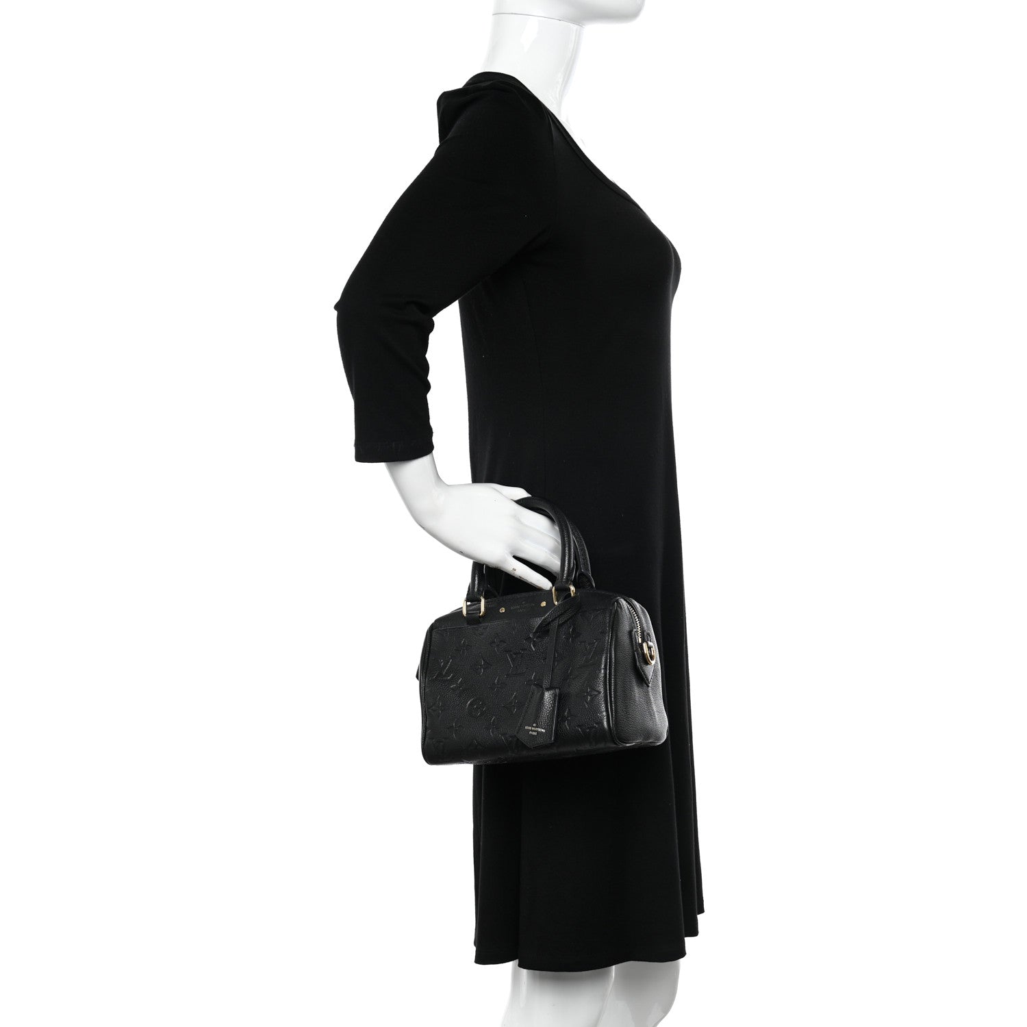 Louis Vuitton Empreinte Speedy Bandouliere 20 NM Black 2 of 12