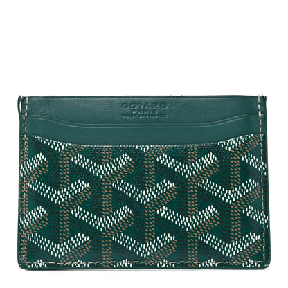 Goyard Goyardine Saint Sulpice Card Holder Green 1 of 9