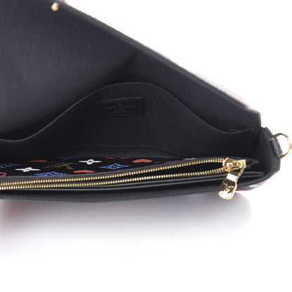 Louis Vuitton Game On Felicie Chain Wallet Black 5 of 13