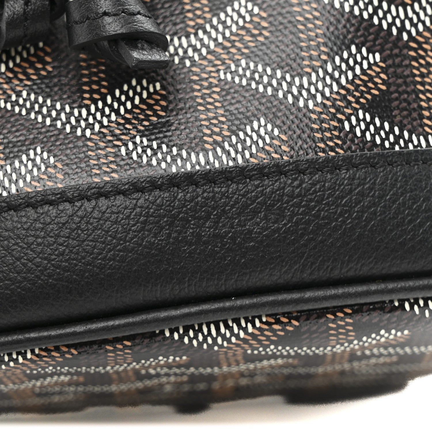 Goyard Goyardine Petit Flot Mini Bucket Bag Black 6 of 10