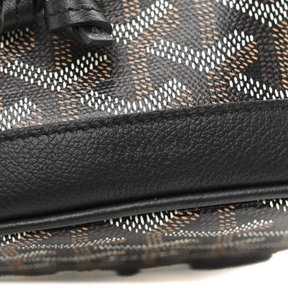 Goyard Goyardine Petit Flot Mini Bucket Bag Black 6 of 10