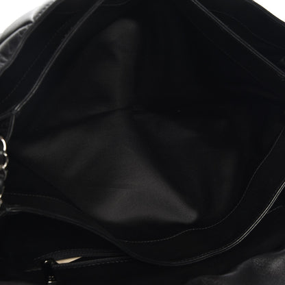 Chanel Lambskin Quilted Maxi 3 Flap Black 5 of 7