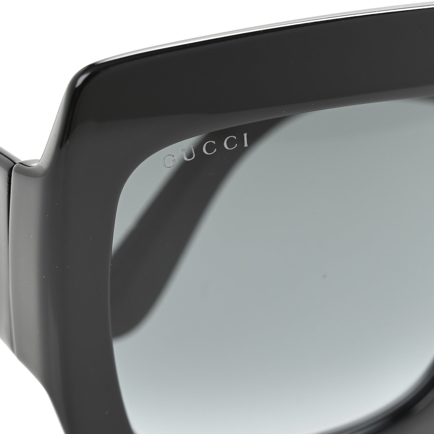 Acetate Square Frame Sunglasses GG0053SN Black