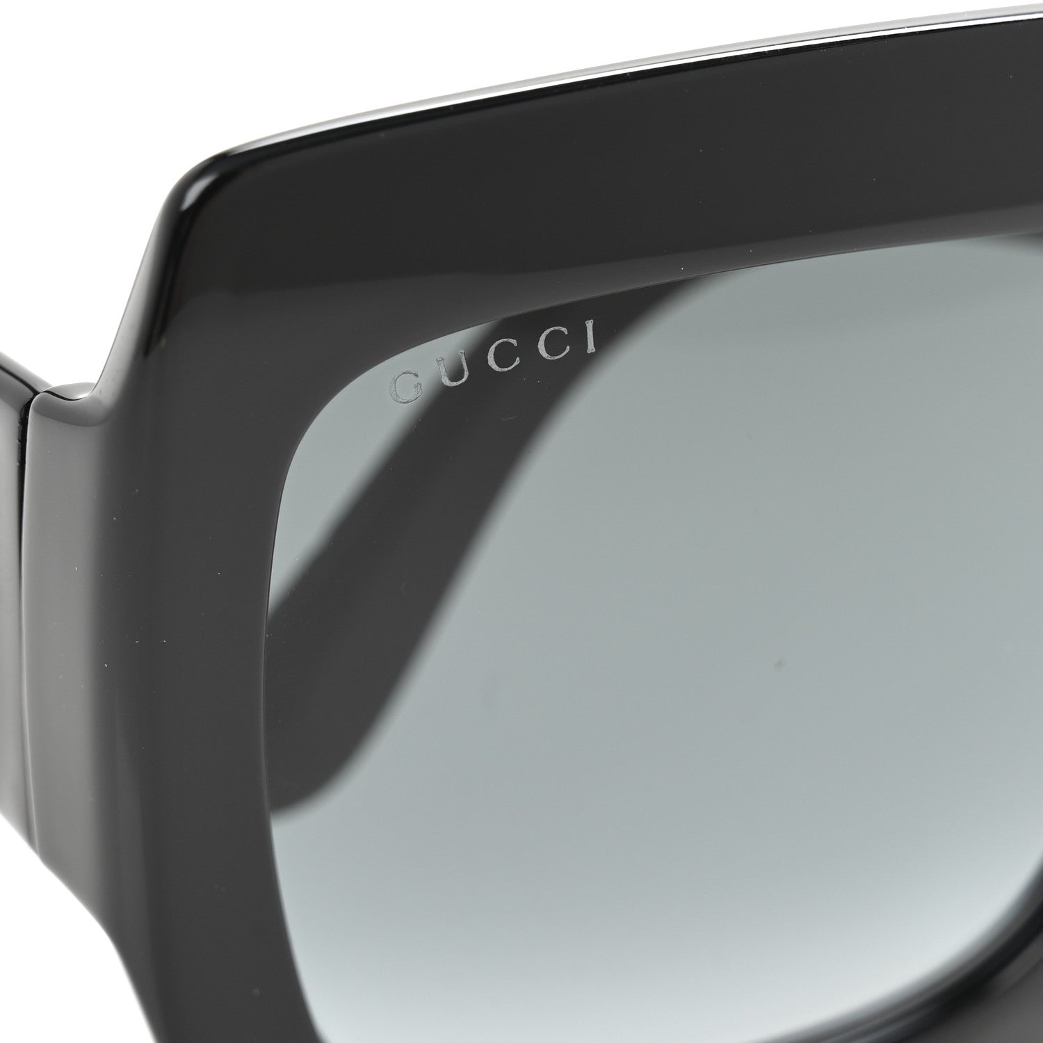 Gucci Acetate Square Frame Sunglasses GG0053SN Black 8 of 10