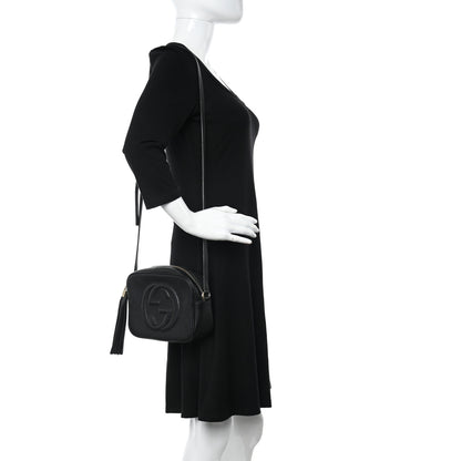 Gucci Pebbled Calfskin Small Soho Disco Bag Black 2 of 11