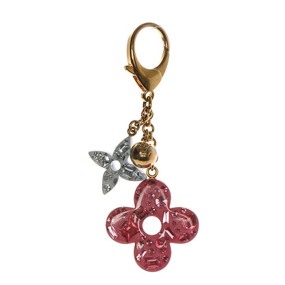 Louis Vuitton Resin Strass Glam Flower Bag Charm 2 of 5