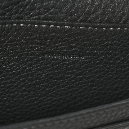 Fendi Cuoio Romano Selleria Mini Peekaboo Clutch Wallet Asfalto 6 of 9