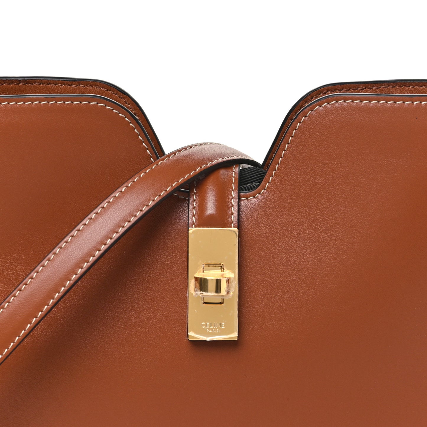 Smooth Calfskin Small Camille 16 Soft Bag Tan