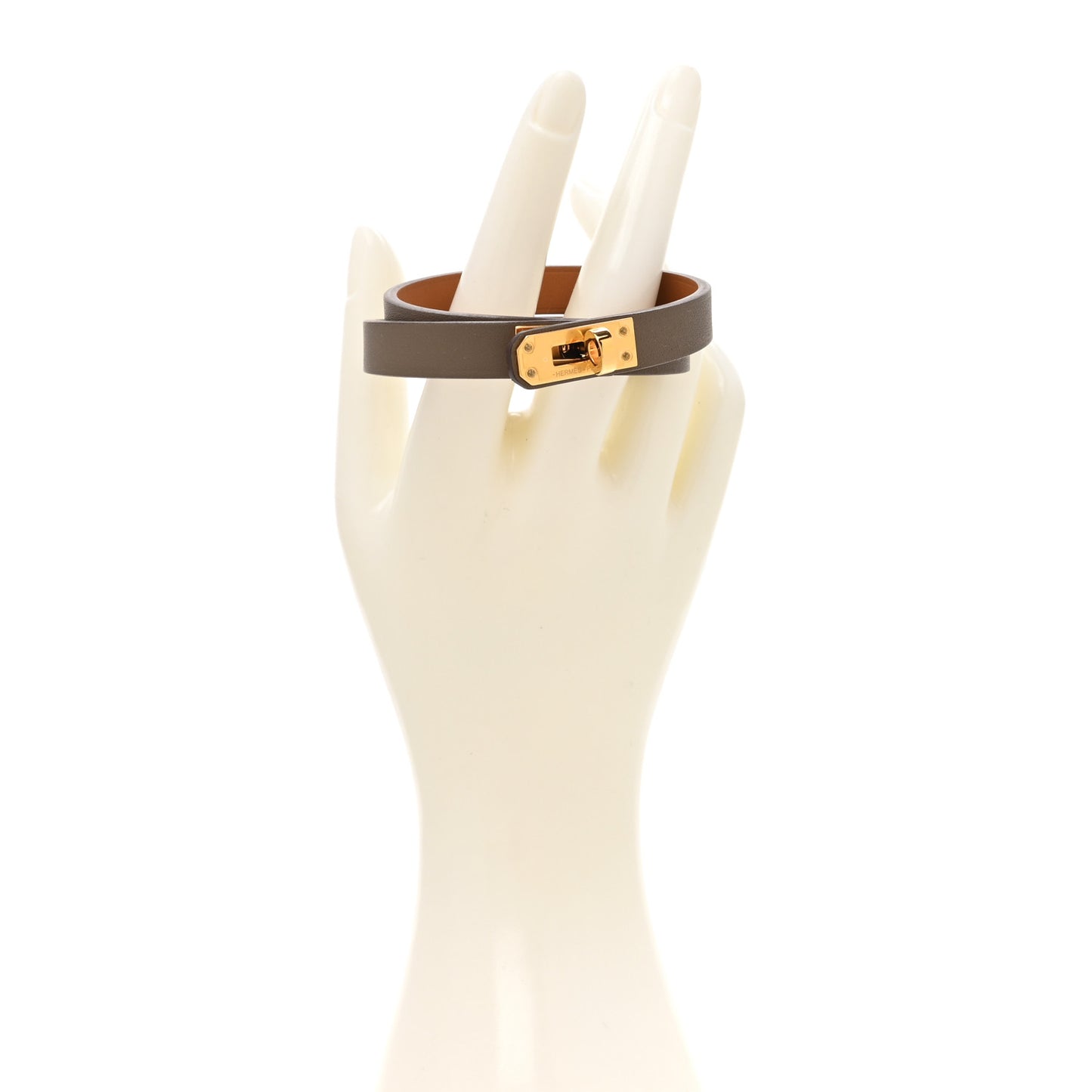 Swift Mini Kelly Double Tour Bracelet T3 Etoupe