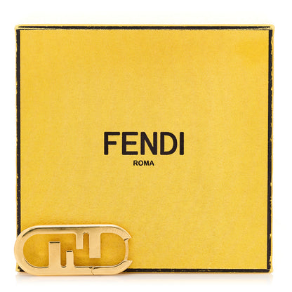 Fendi Metal FF O'Lock Single Earring Gold 6 of 6