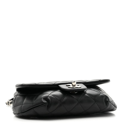 Chanel Calfskin Quilted CC Uniform Flap Belt Bag Black 3 of 9
