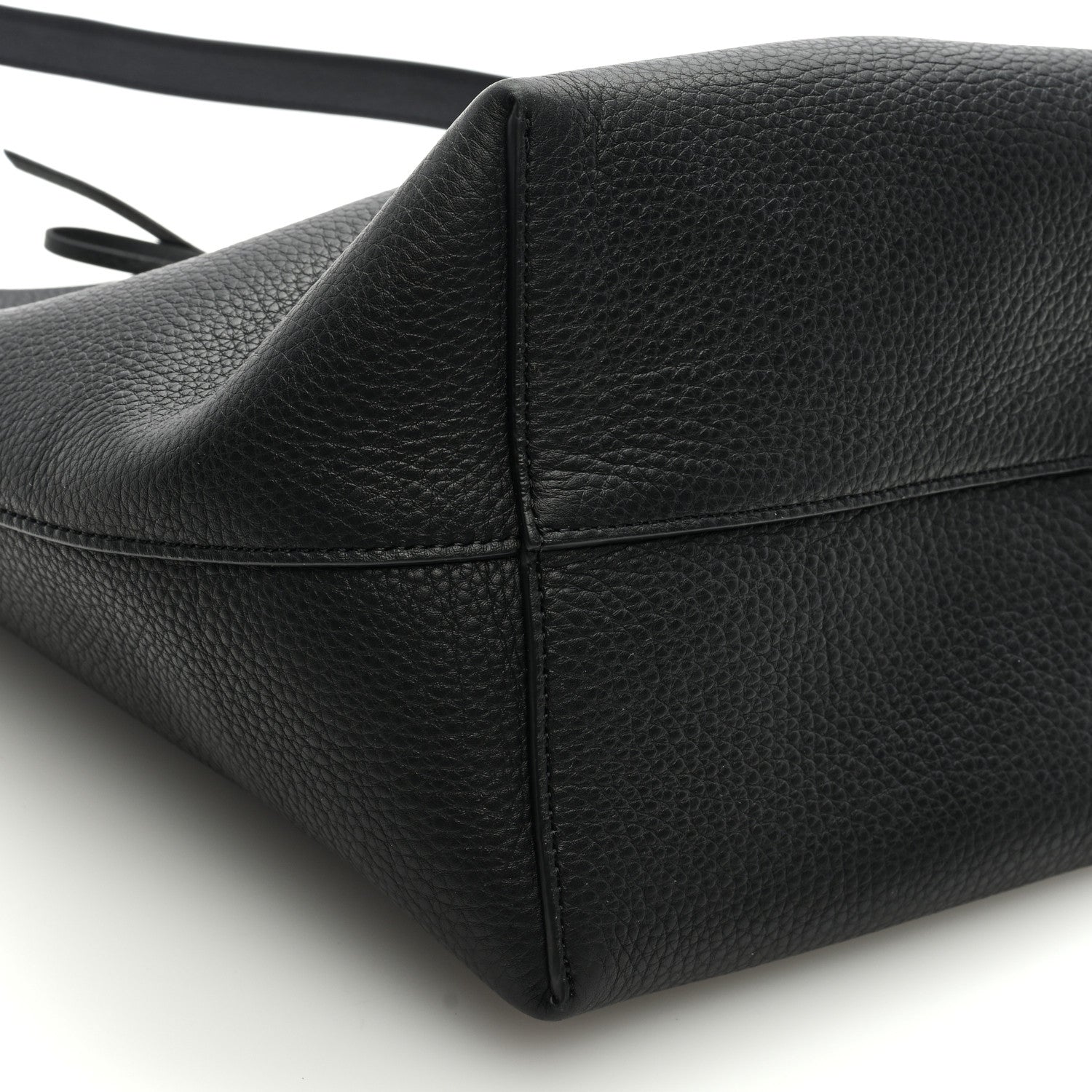 The Row Grained Calfskin Medium N/S Park Tote Black 7 of 8