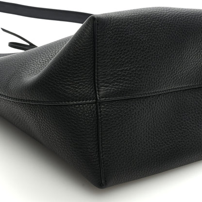 The Row Grained Calfskin Medium N/S Park Tote Black 7 of 8
