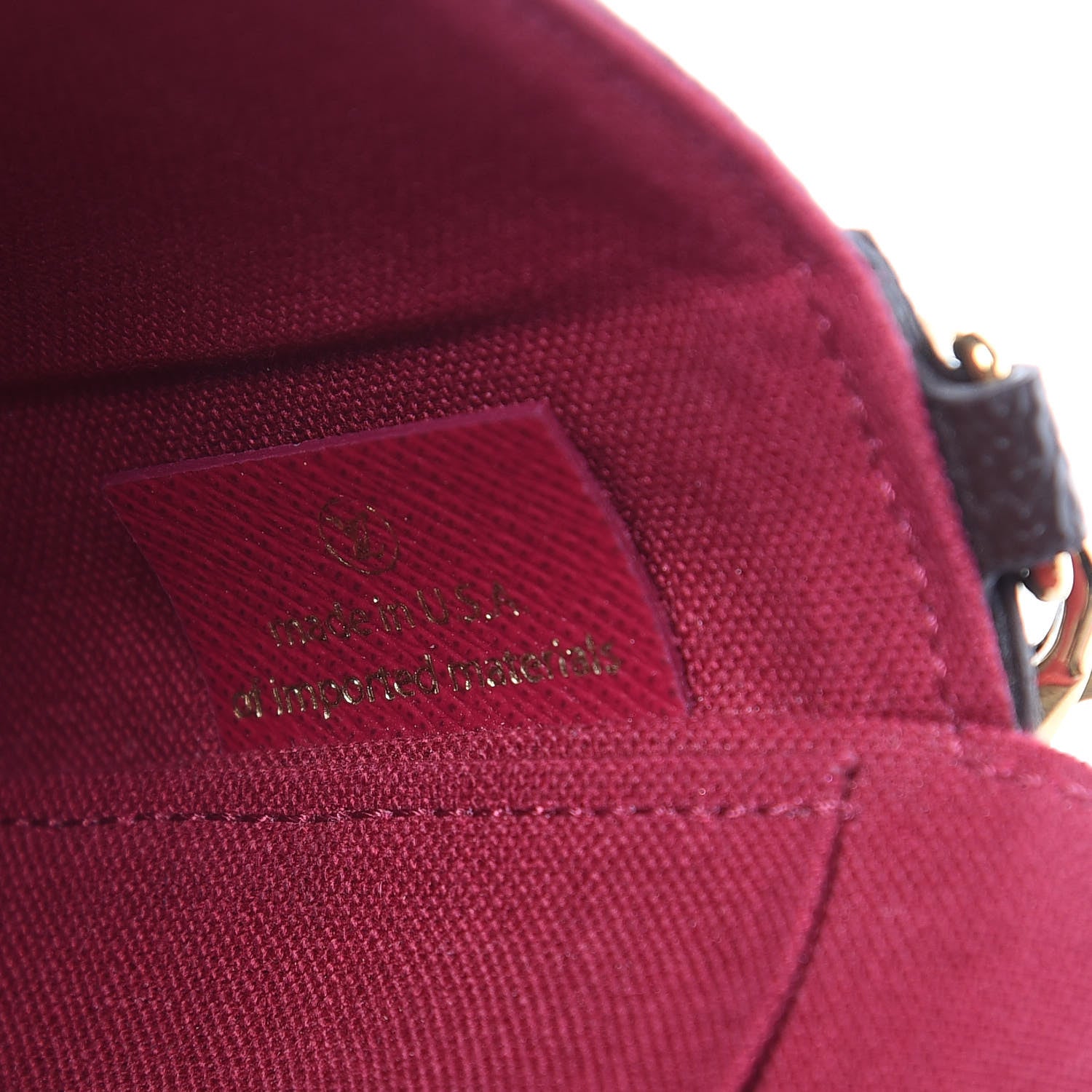 Louis Vuitton Monogram Pochette Felicie Chain Wallet Fuchsia 8 of 13