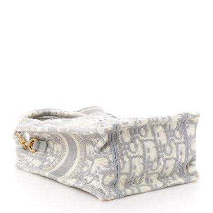 Christian Dior Oblique Mini Book Tote Phone Bag Grey 4 of 11