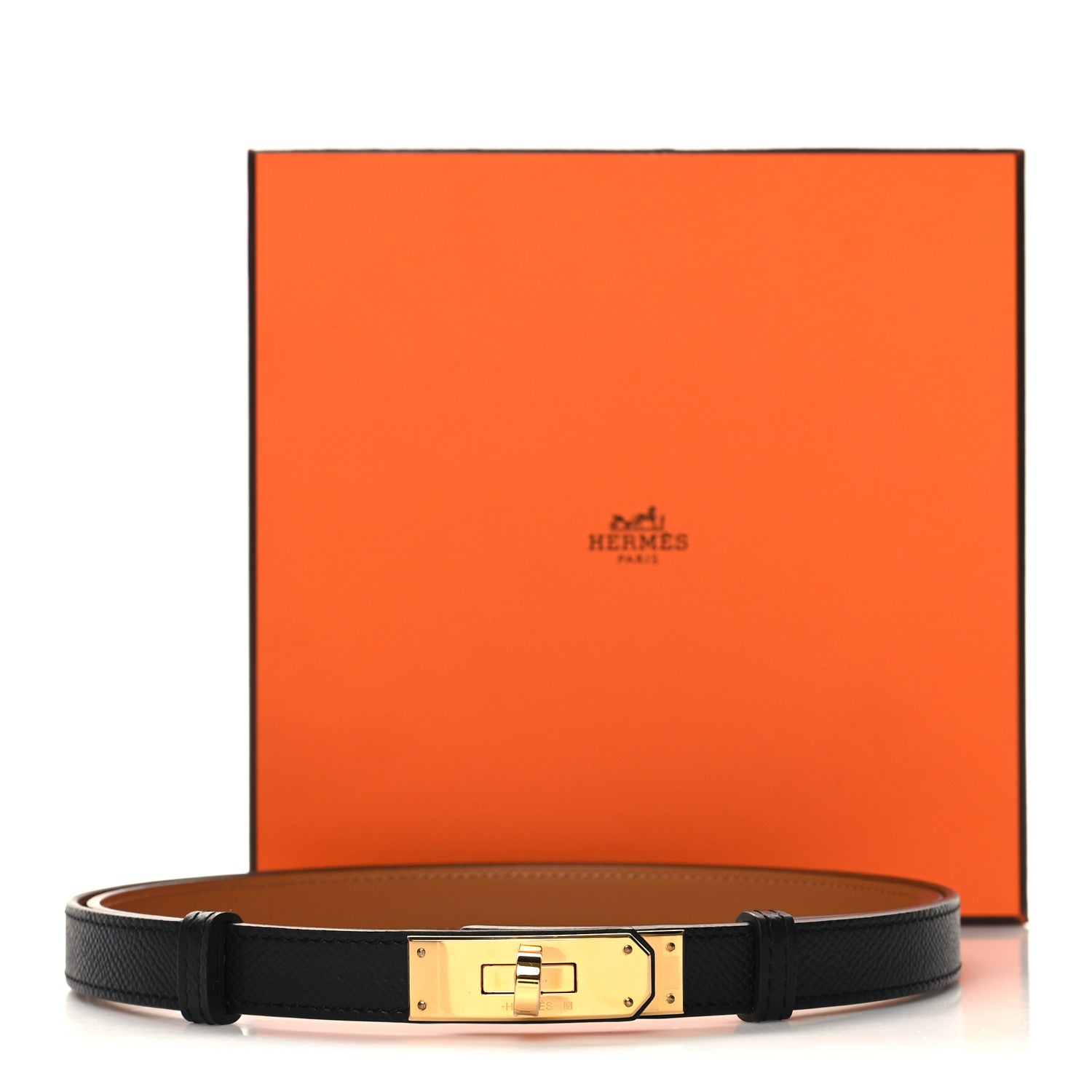 Hermes Epsom Kelly Belt Black 4 of 4