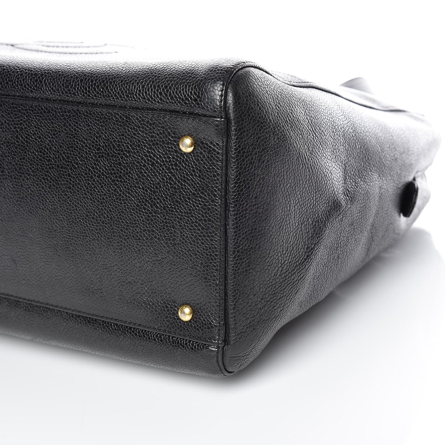 Caviar Large CC Shoulder Bag Black