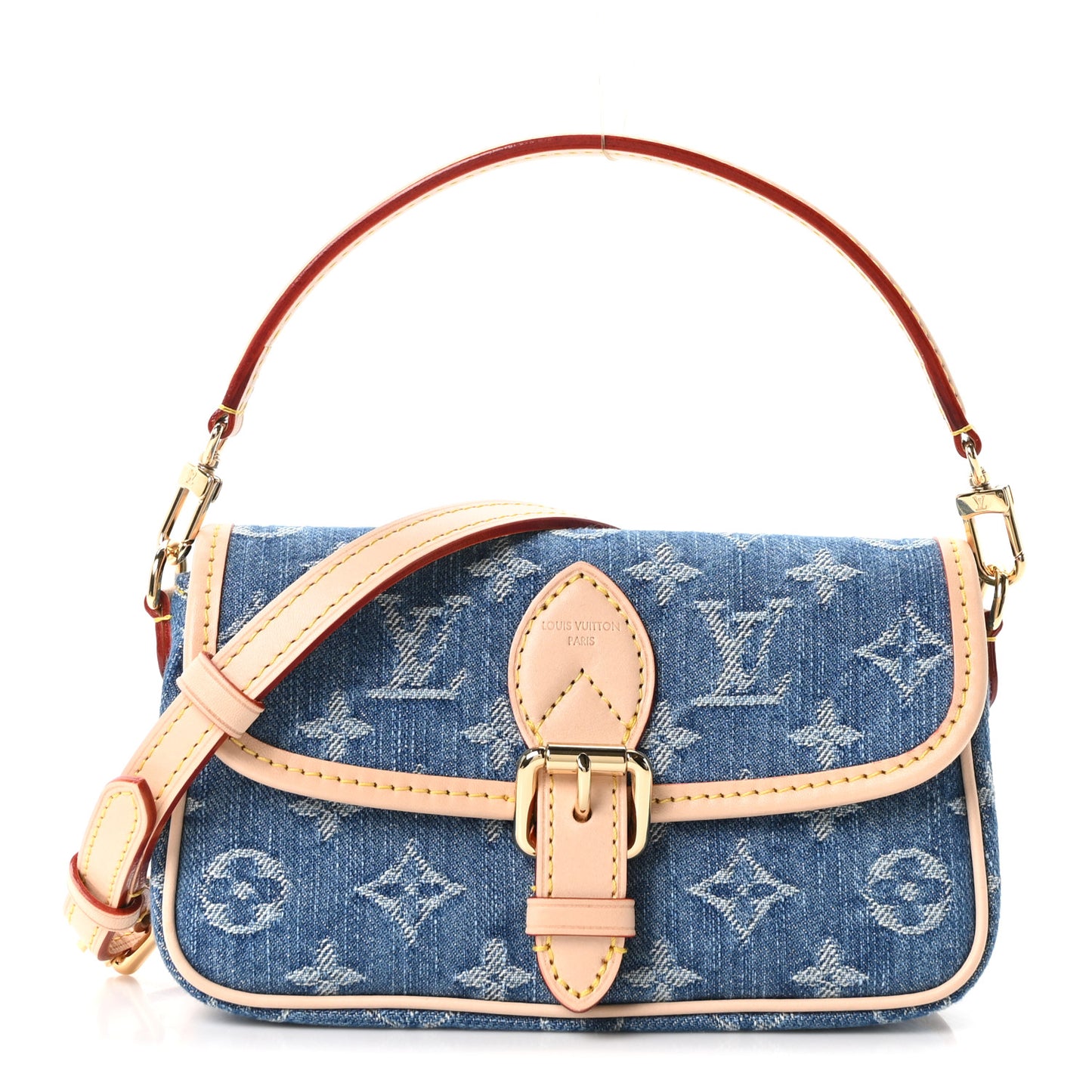 Monogram Denim Nano Diane Blue