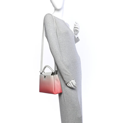 Louis Vuitton Taurillon Gradient Cloudy Capucines BB Corail 2 of 10