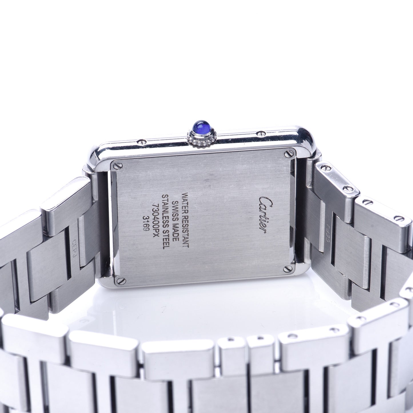 Stainless Steel 27mm Tank Solo Quartz Watch
