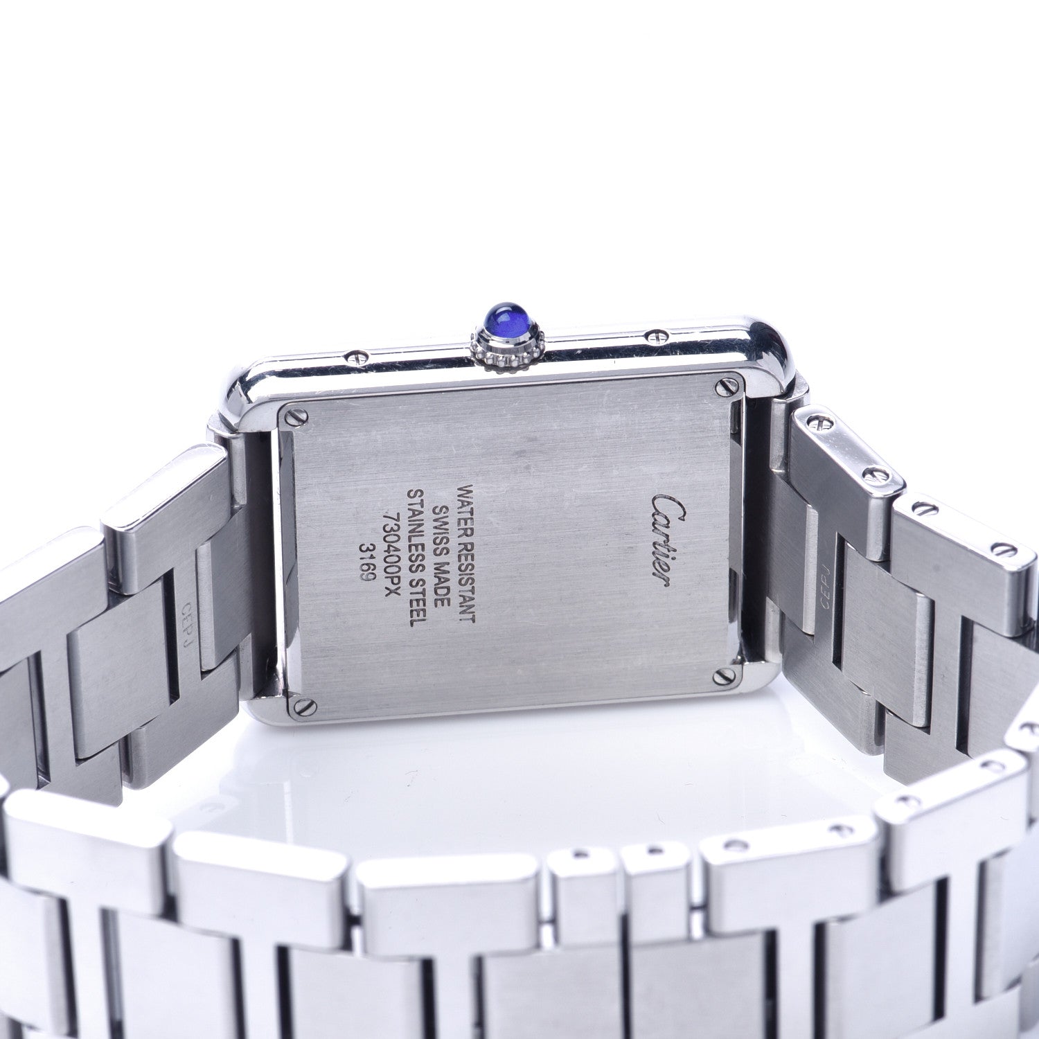 Cartier Stainless Steel 27mm Tank Solo Quartz Watch 4 of 5