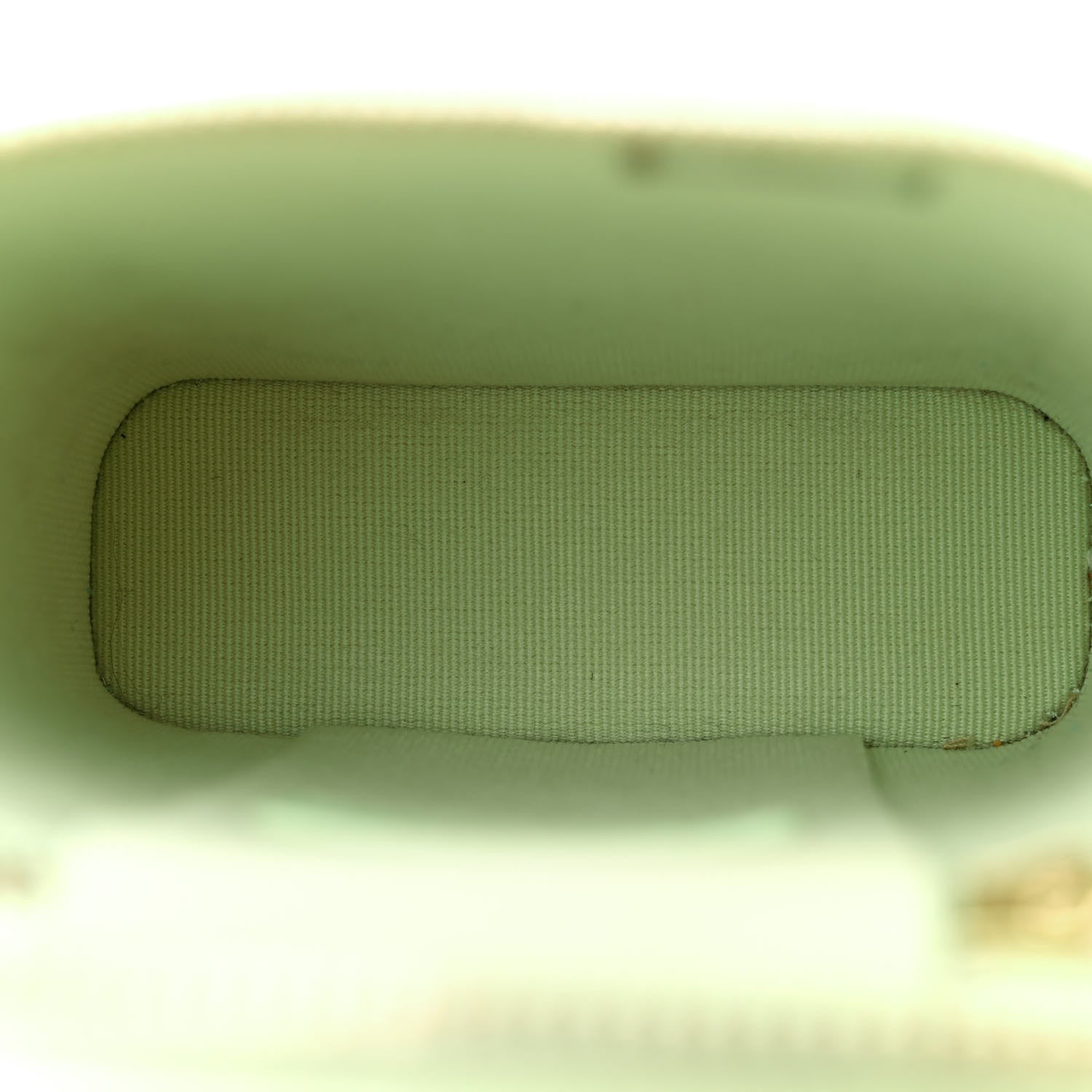 Chanel Caviar Quilted Phone Holder With Chain Light Green 5 of 13