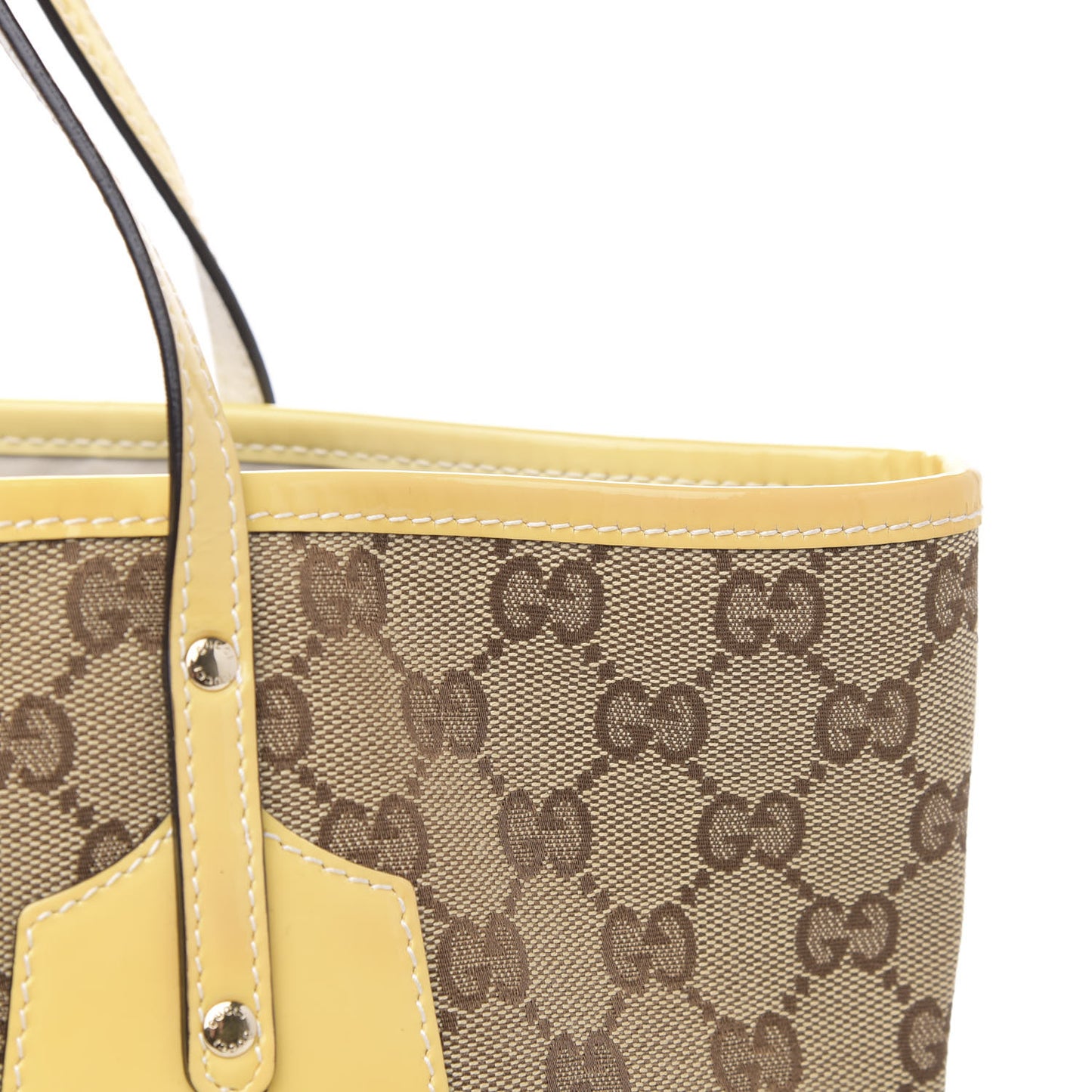 Monogram Web Medium Jolie Tote Yellow