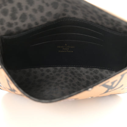 Louis Vuitton Monogram Wild At Heart Felicie Strap & Go Arizona Creme 5 of 9
