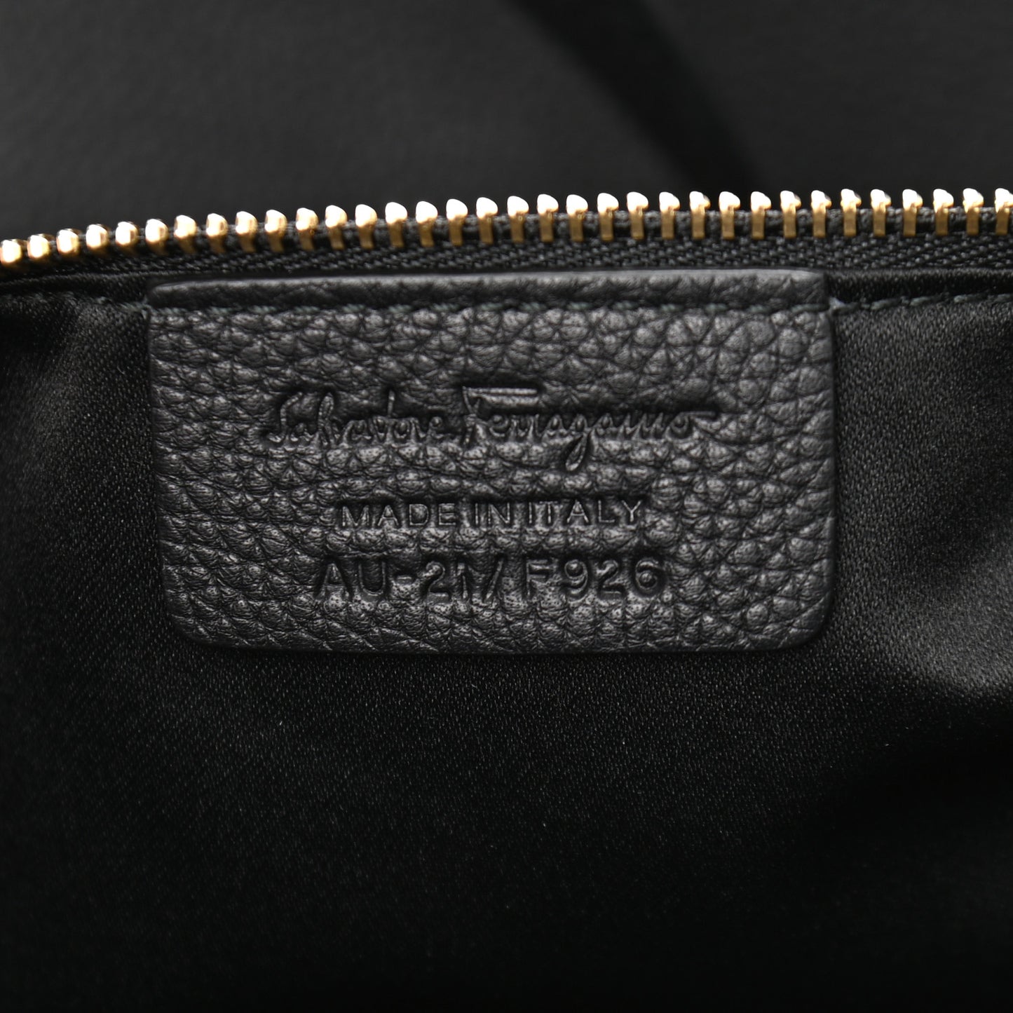 Grained Calfskin Bitter Pocket Tote Black