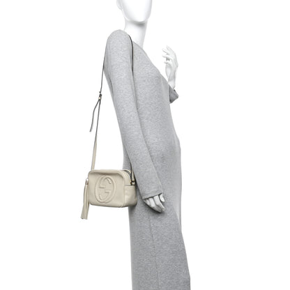 Gucci Pebbled Calfskin Small Soho Disco Bag Off White 2 of 15